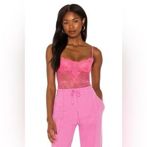 Lovers and Friends 💥NWT IN ORIG BAG💥 Ariella Bodysuit - Rose Pink - Small